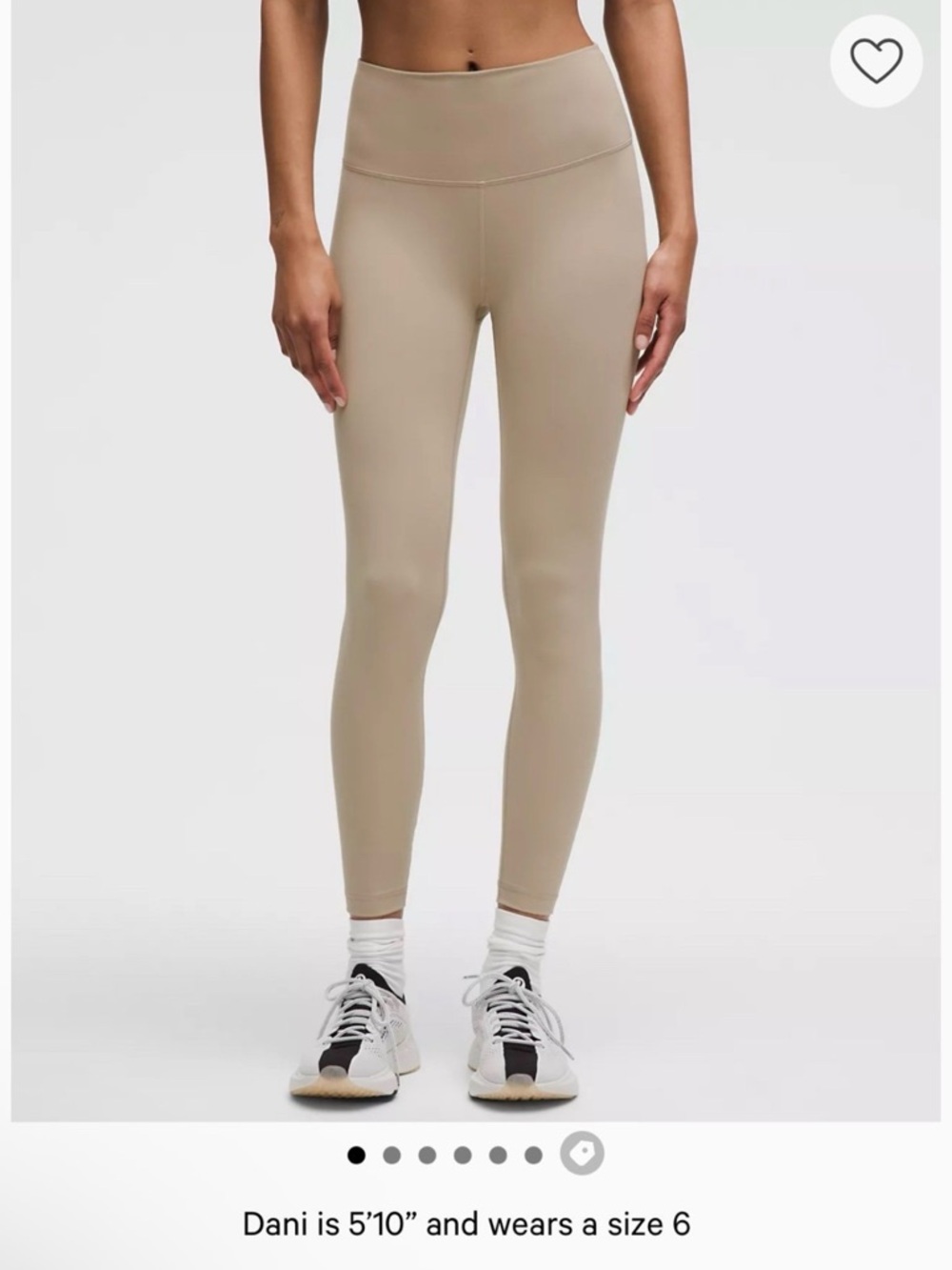 lululemon athletica Sculpt High-Rise Leggings in Taupe